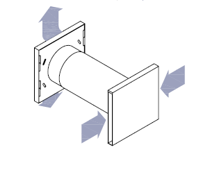 AMC1235 airmuro Ø 125 mm 350 mm