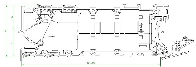 INV. AIR Light 143-172mm. Renson