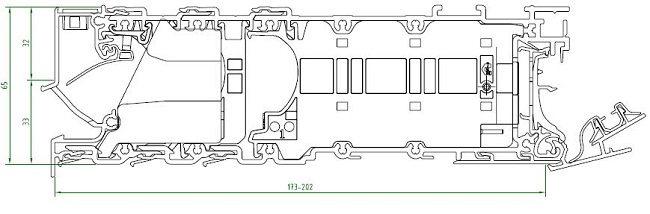 INV. AIR Light 173-202mm. Renson
