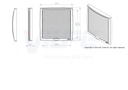 Rejilla multifunción 150 x 150 GRILLE 375 X 375 BEIGE