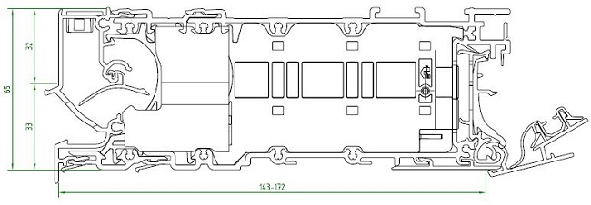 INV. Comfort Basic 143-172 mm Renson