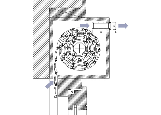 AIREADOR air slot 22 620 mm