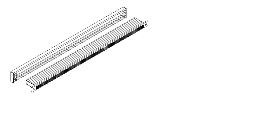 AST0622CA air slot 22 620 mm con tejadillo exterior