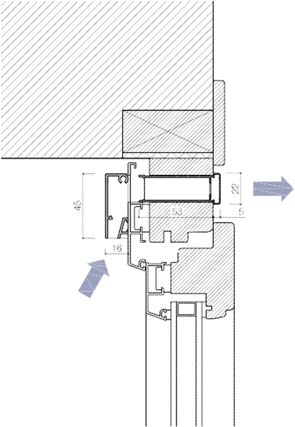 AST0622CA air slot 22 620 mm con tejadillo exterior