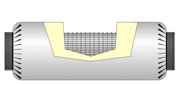 Flex. Acoudec 25mm ø200 x 1m