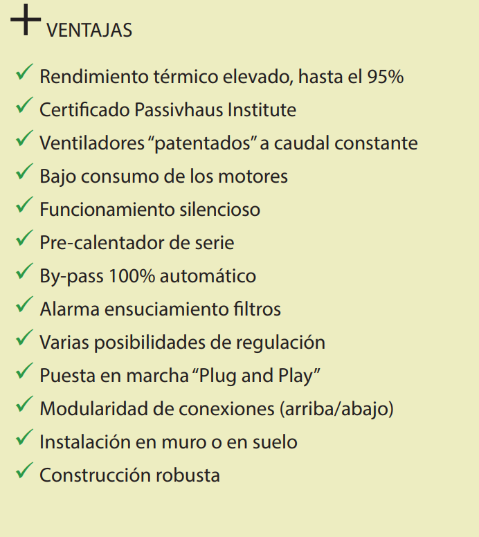 GRUPO DOBLE FLUJO SIBER EXCELLENT45 TIPO 4/0R PLUS