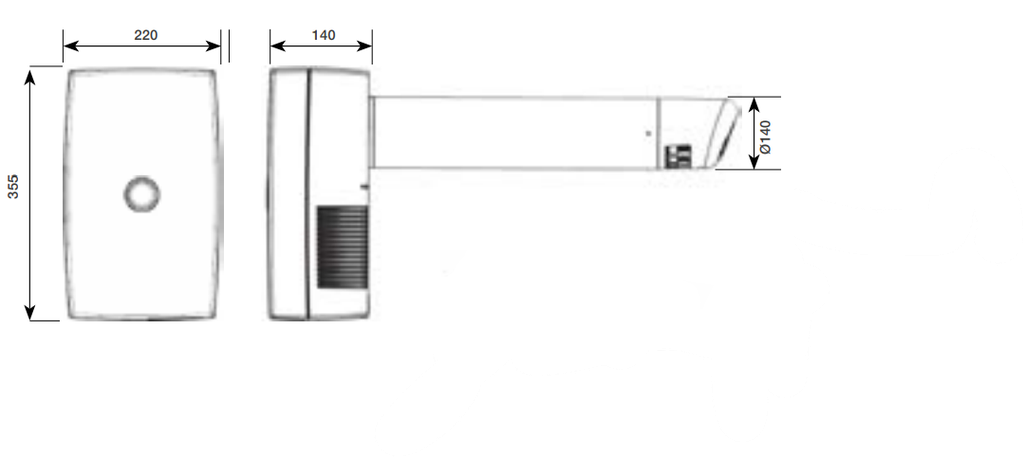 DF SMART Ø100 L 400 ESTÁNDAR