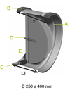 VALVULA ANTI-RETORNO Ø250MM METÁLICA