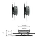 BOCA BLOW INSUFLACIÓN Y EXTRACCION REDONDA Ø125MM