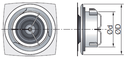 BOCA EXTRA/INSU Ø100MM R9003(SIN AIRYB) ROUND