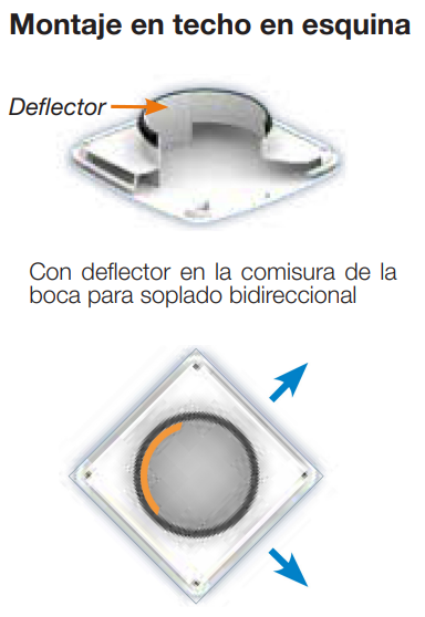 BOCA FLOW EXTRACCIÓN E INSUFLACIÓN Ø100MM