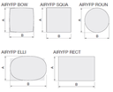 BOCAS EXTRA/INSU Ø160MM R9003(SIN AIRYB) ROUND