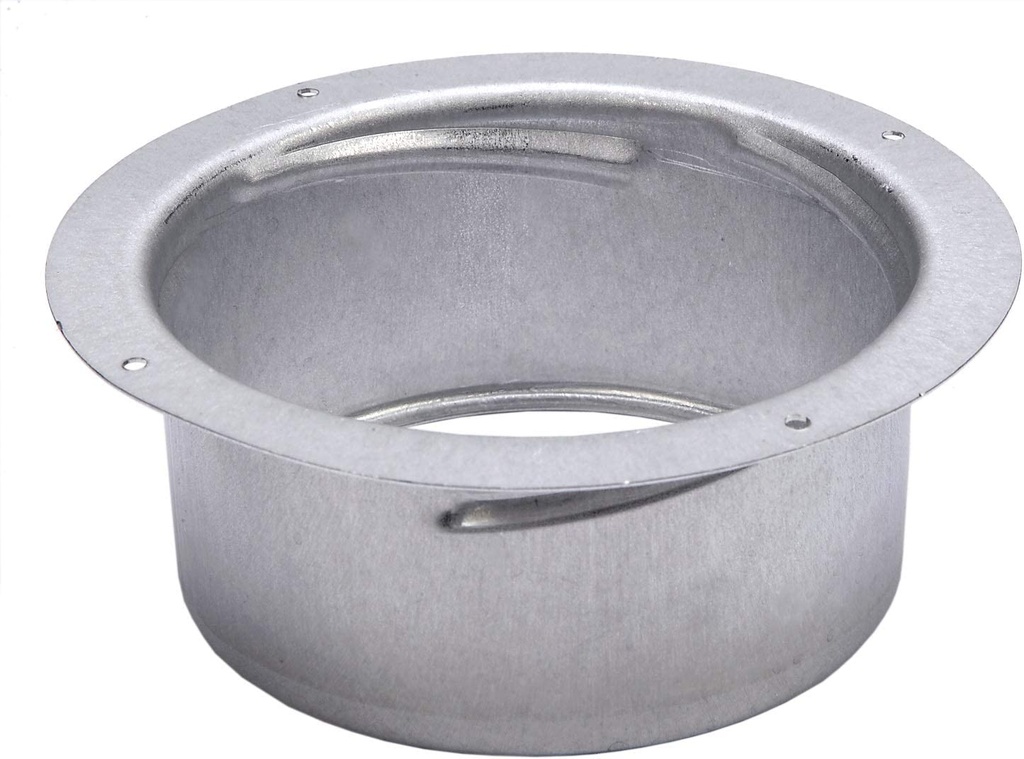 Boca de extracción Ø125 de chapa pintada epoxi