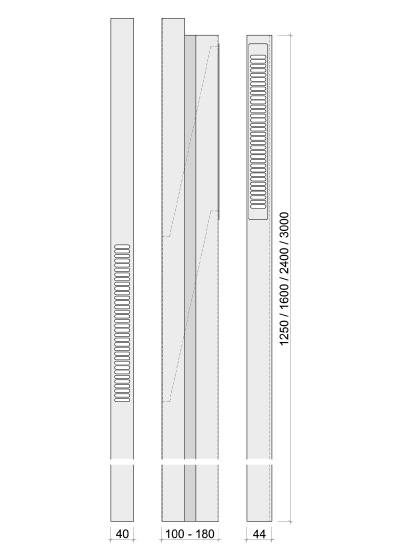 AIREADOR air-lateral 1600x150x40