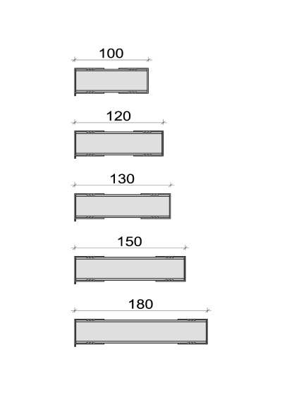 AIREADOR air-lateral 1600x150x40