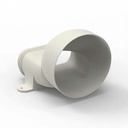 Linear reduction 140x64>Ø125 Renson