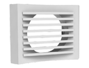 REJILLA METÁLICA MURAL Ø125MM BLANCA