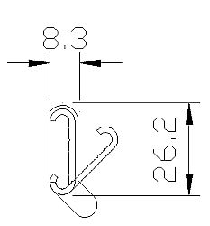Slotvent Type 787AK 700mm Renson