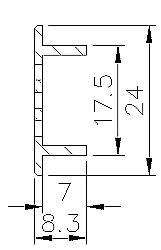 Slotvent Type 489 275 mm )