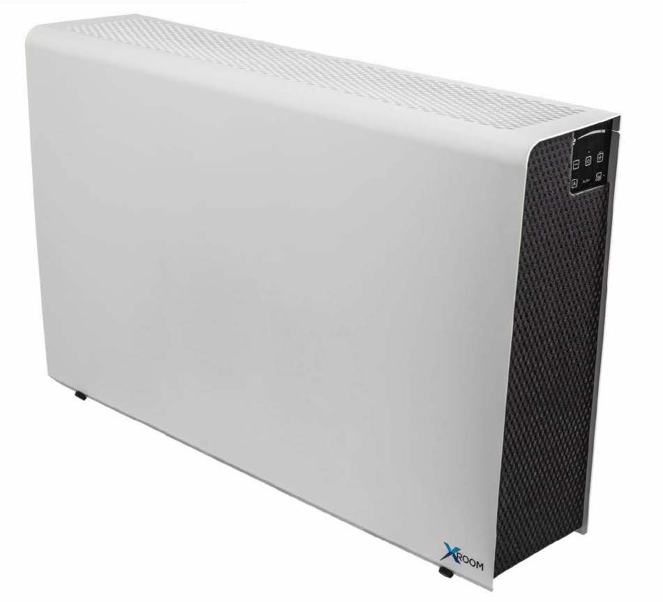 XROOM-250-EC FAN-WATER HEATER-HEAT RECOVERY-PREHEATER-CO2-ANTHRACITE COLOR