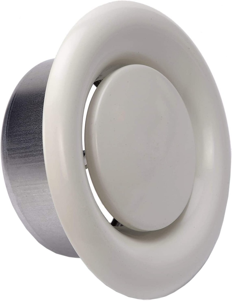 Boca Ø125mm de extracción de chapa pintada epoxi