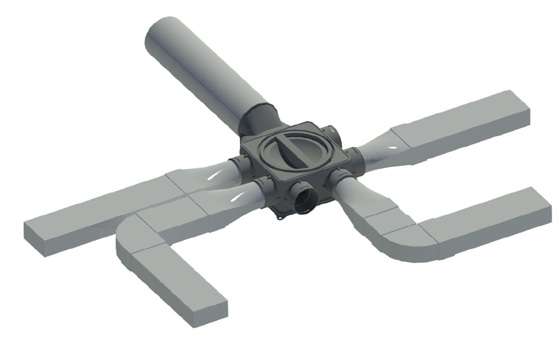 ADAPTADOR Ø80 - 100 mm ESTANCO