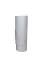 Prolongador Ø125 Poste Ross de 45cm Blanco 