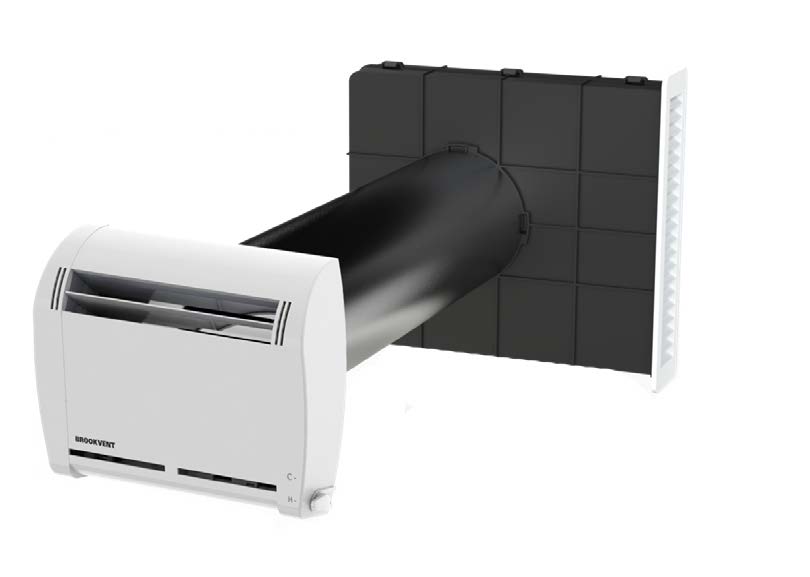 Set Aireador Mural  Aquwall SI HY PPM 200 PPK RAL9003