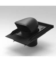 Roof exhaust black