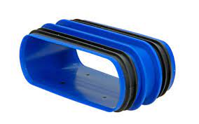 [28129/G0013111] Conn. pce with rubb,flat oval Renson