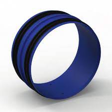 [G0013122] Conn. pce with rubbers Ø125 Renson