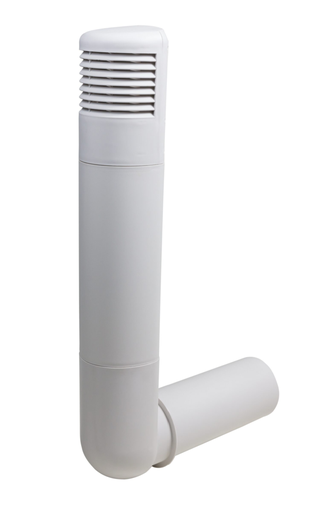 [790370] Ventilación Forjado sanitario Poste ROSS 160/170 Blanco