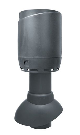 [350237] 110P/300 FLOW Tubo Ventilación + Sombrerete gris