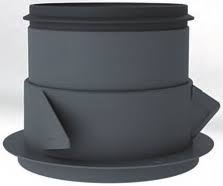 [FBE 125] FIJ.TECHO BOCA AUTO BE/BEIP Ø125 A CONDUCTO Ø125