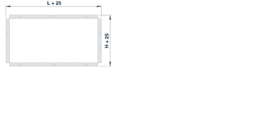 MM Marco de acero para rejillas