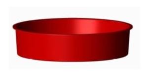 [A15-0660.00] Tapa colector 63mm color rojo