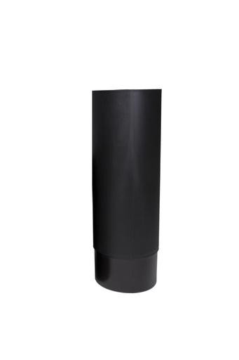 [790462] Prolongador Ø160 Poste Ross de 45cm Negro 