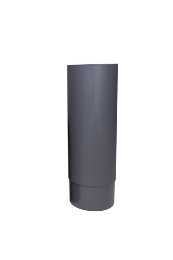 [790467] Prolongador Ø160 Poste Ross de 45cm Gris