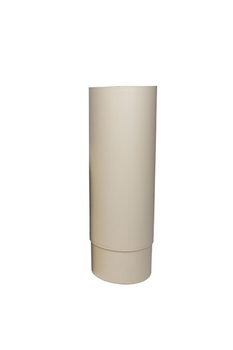 [790421] Prolongador Ø125 Poste Ross de 45cm Beig