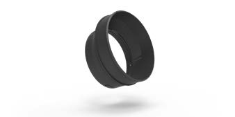 Anillo adaptador Ø 125 < 150 mm Negro 