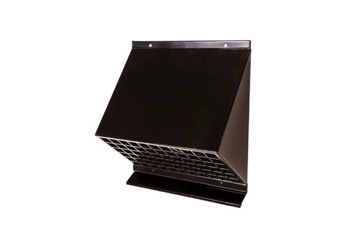 [9343] Campana exterior con antirretorno  ø125 Negro